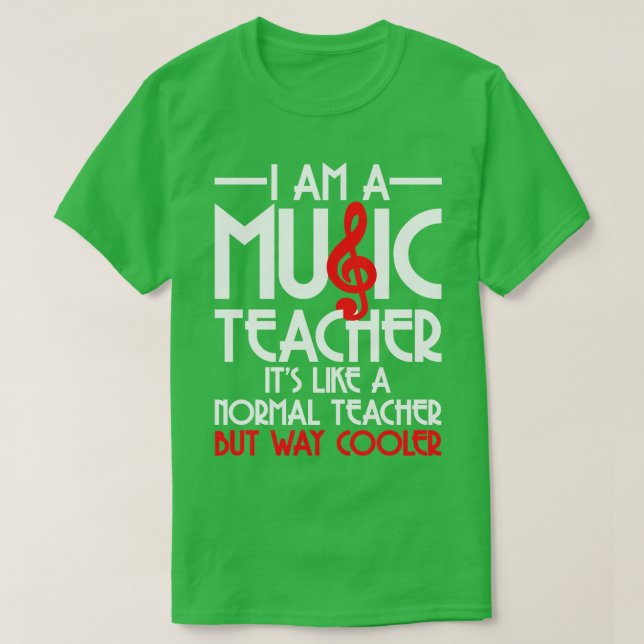 Camiseta Músico Professor de Música 6 (Frente do Design)