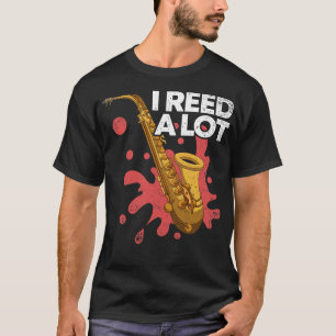 Camiseta Músico saxofone, Eu Reparei Muito Engraçado, Citaç
