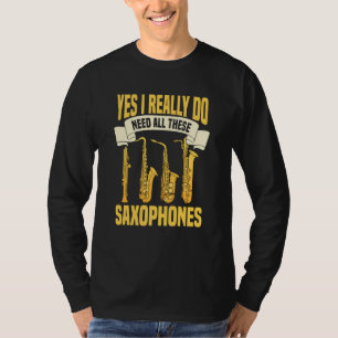Camiseta Músico Saxofonista Música Jazz Saxofonista