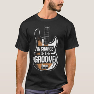 Camiseta Músico Tocador de Baixo Para Contrabaixo Baixista