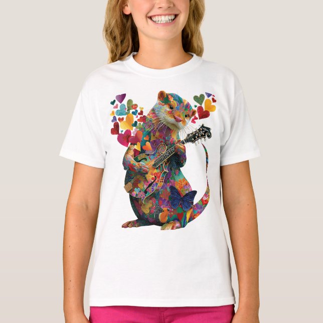 Camiseta Músicos Animais Orgulho -  (Frente)