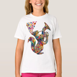 Camiseta Músicos Animais Orgulho -