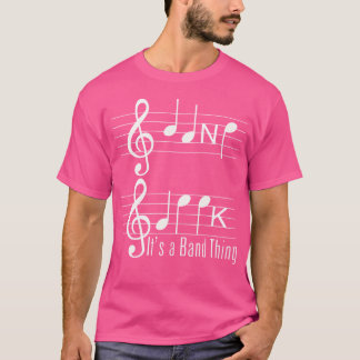 Camiseta Músicos Banda Geek Notas de Música Ortografia Engr