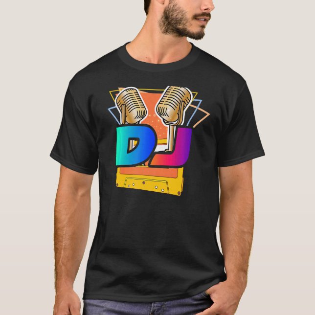 Camiseta Músicos de Discjockey do Player de Música Dj (Frente)