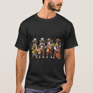 Camiseta Músicos de Jazz Pug