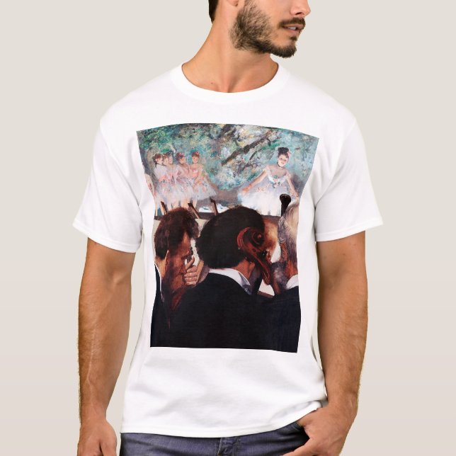 Camiseta Músicos de orquestra, Edgar Degas (Frente)