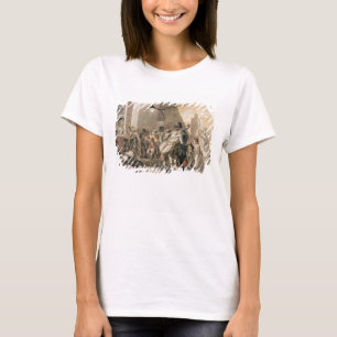 Camiseta Músicos do Itinerant que jogam em uma parte pobre