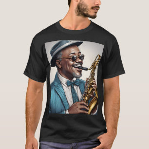 Camiseta músicos do jazz