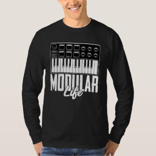 Camiseta Músicos Do Sintetizador Modular Life I Eletrônicos