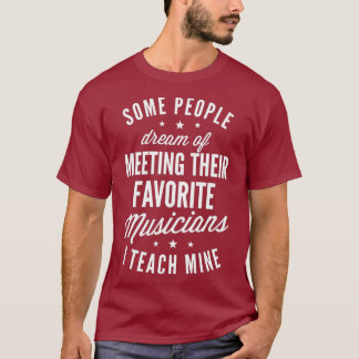 Camiseta Músicos favoritos Ensino Mine T shirt Música