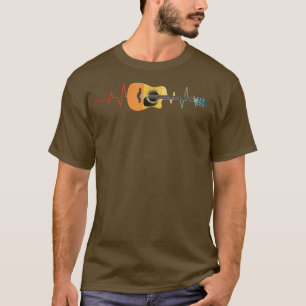 Camiseta Músicos incríveis com batimentos cardíacos do viol