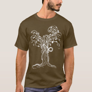 Camiseta Musiker Geschenke Musik Baum Gitarristen