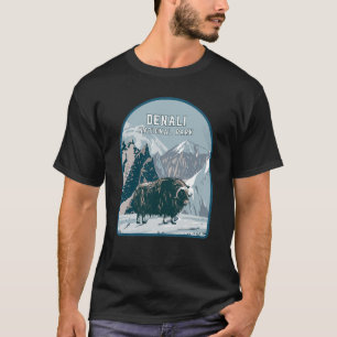 Camiseta Musk Ox no Parque Nacional Denali