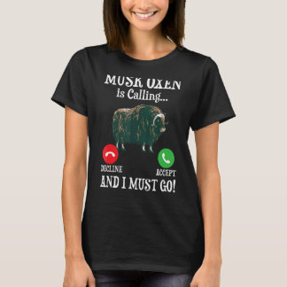 Camiseta Musk Oxen Chama Musk Ox Artic Animal Umingma