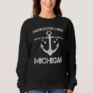 Camiseta Muskegon Lake Michigan Camping Summer