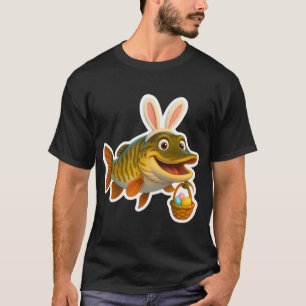 Camiseta Muskellunge Tigre da Páscoa