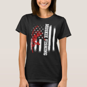 Camiseta Muskie Fisheries Muskellunge Pescador