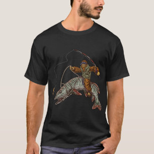 Camiseta Muskie Fisheries Tiger Musky Hunting