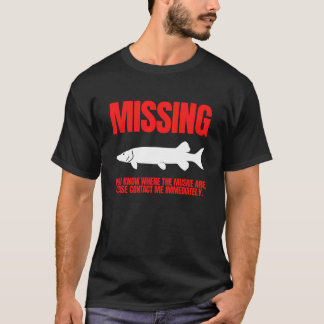 Camiseta Muskie Funny Fisheries Ausente