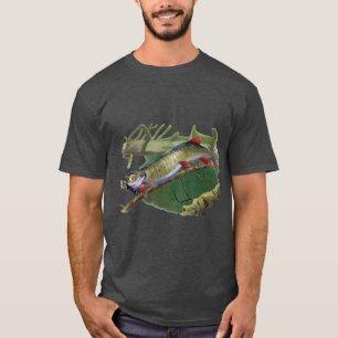Camiseta Muskie Hunter Musky Pescador Lure Fly Fisheries