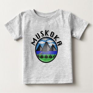Camiseta Muskoka Design (Versão 2) - Baby Fine Jersey T-Sh