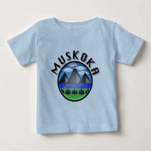 Camiseta Muskoka Design (Versão 2) - Baby Fine Jersey T-Sh