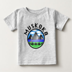 Camiseta Muskoka Design (Versão 2) - Baby Fine Jersey T-Sh