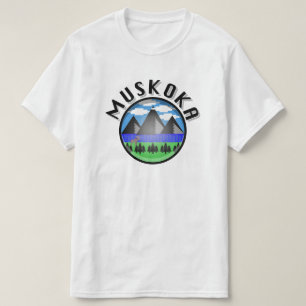 Camiseta Muskoka Design (Versão 2) - Camisa-T de valor masc