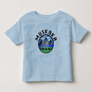 Camiseta Muskoka Design (Versão 2) - Toddler Fine Jersey T