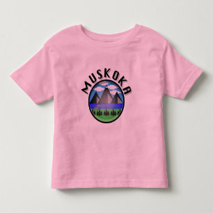 Camiseta Muskoka Design (Versão 2) - Toddler Fine Jersey T