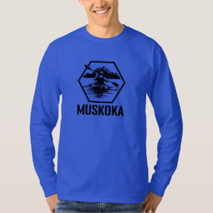 Camiseta Muskoka Ontario Kayaker - T-Shir de Capa Longa Bás