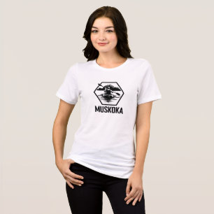 Camiseta Muskoka Ontario Kayaker - Triplo feminino Bella+Ca