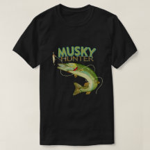 Musky Hunter Pescador Trendy Design