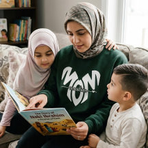 camiseta muslim mom heart suor