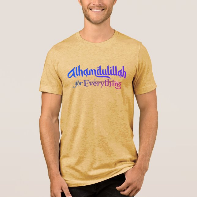 Camiseta Muslim Umrah Hajj Ramadan Eid Nikah Alhamdulillah (Frente)