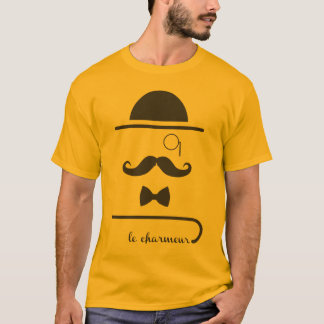 Camiseta Mustache Ela - le charmeur