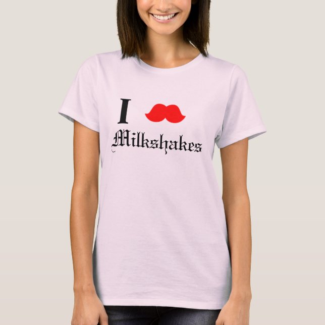 Camiseta Mustache Milkshakes (Frente)