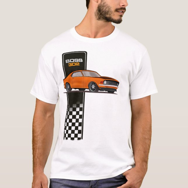 Camiseta Mustang Boss 302 (Frente)