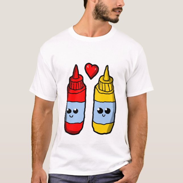 Camiseta Mustang e Ketchup Apaixonados (Frente)