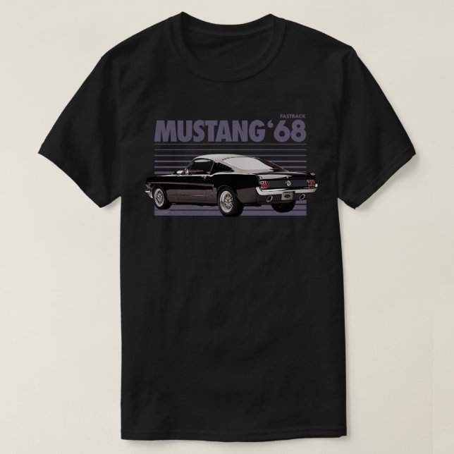 CAMISETA MUSTANG FASTBACK (Frente do Design)