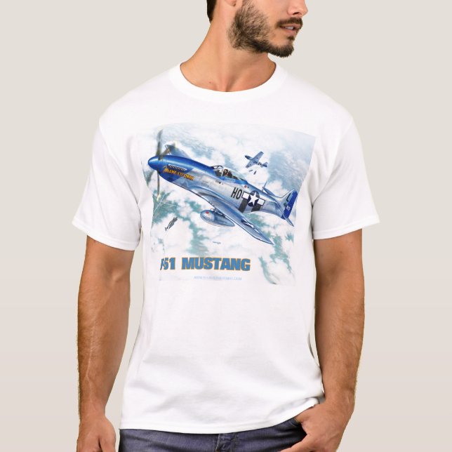 Camiseta Mustang P-51 (Frente)