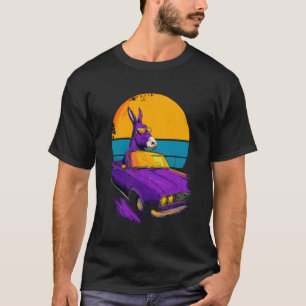 Camiseta Mustang Retro de Montar Burro