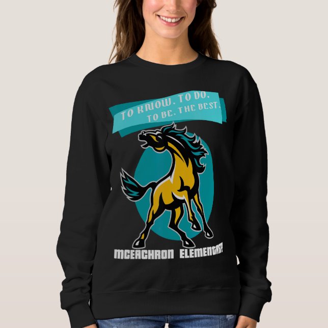 Camiseta Mustangs Elementares Mceachron Para Saber Fazer Pa (Frente)