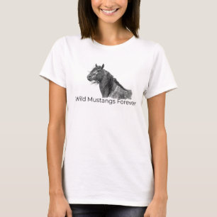 Camiseta Mustangs Selvagens Para Sempre