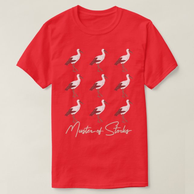Camiseta Muster de Storks I (Frente do Design)