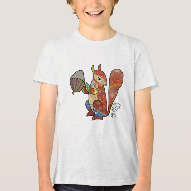 Camiseta Mustereichhörnchen-T - Shirt (Frente)