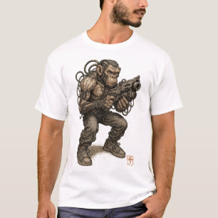 Camiseta Mutant Gorilla Soldier - Posto Guerreiro Apocalípt
