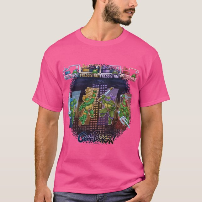 Camiseta Mutant Ninjaurtleeenagers retro (Frente)