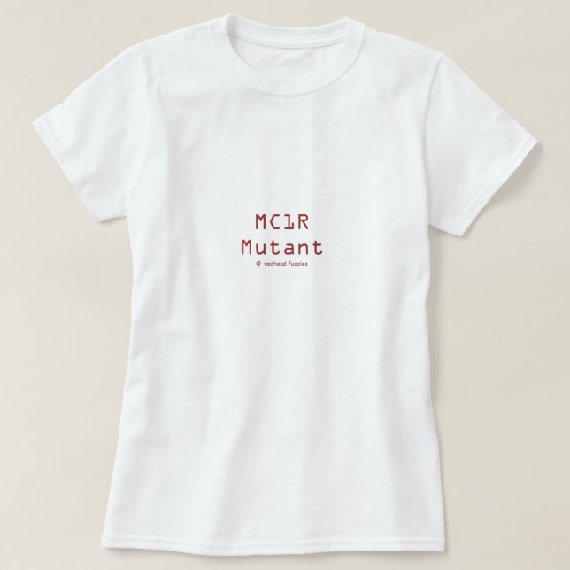 Camiseta Mutante de MC1R (Frente do Design)