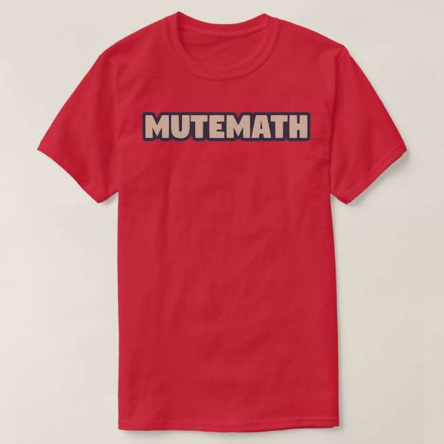 CAMISETA MUTEMATH (Frente do Design)